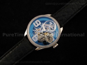 Grande Complication Skeleton Tourbillon SS Diamond Bezel